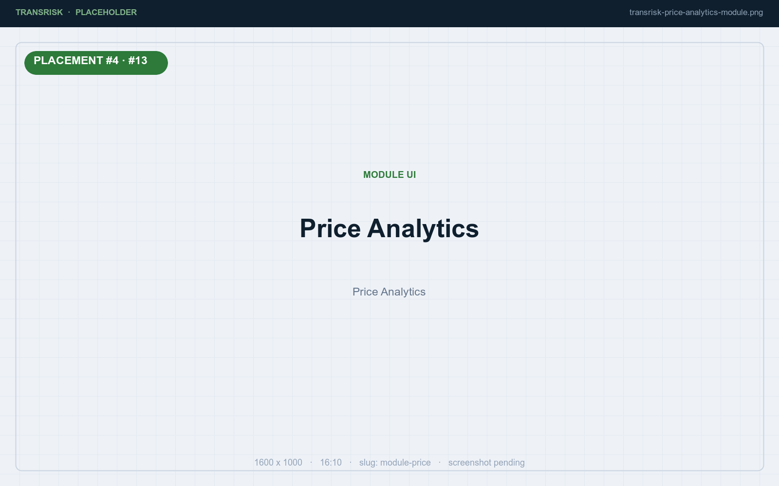 Price Analytics